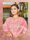 HRU Lucknawi Suta Vol 4 Mal Mal Cotton Kurti With Bottom Dupatta Wholesale Shop In Surat
